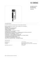 Datasheet for Siedle 200041490-00, EAN: 4015739414901