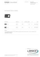 Datenblatt zu Gira 005300, EAN: 4010337053002