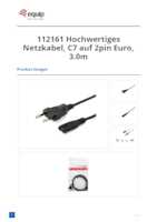 Datenblatt zu Equip 112161, EAN: 4015867238769