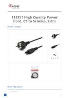 Datasheet for Equip 112151, EAN: 4015867238745