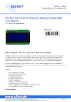 Datasheet for Allnet ALL4duinoLCD, EAN: 4038816098405