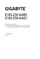 Datenblatt zu Gigabyte 6NE163Z30DR000AAB1, EAN: 4719331853747