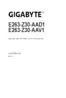 Datenblatt zu Gigabyte 6NE263Z30DR000AAV1, EAN: 4719331858490
