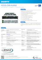 Datasheet for Gigabyte 6NH233Z80DR000AAN1, EAN: 4719331856731