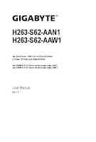 Datenblatt zu Gigabyte 6NH263S62DR000AAN1, EAN: 4719331851798