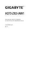 Datasheet for Gigabyte 6NH273Z82DR000IAW1, EAN: 4719331855246