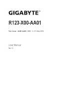 Datasheet for Gigabyte 6NR123X00DR000AA01, EAN: 4719331855864