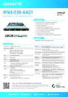Datasheet for Gigabyte 6NR163Z30DR000AAG1, EAN: 4719331861667