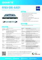 Datasheet for Gigabyte 6NR183S95DR000AAD1, EAN: 4719331856465