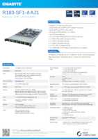 Datasheet for Gigabyte 6NR183SF1DR000AAJ1, EAN: 4719331852306