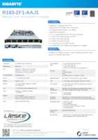 Datasheet for Gigabyte 6NR183ZF1DR000AAJ1, EAN: 4719331855765