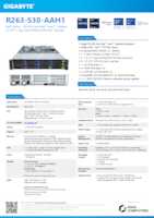 Datasheet for Gigabyte 6NR263S30DR000ABH1, EAN: 4719331862312