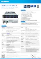 Datasheet for Gigabyte 6NR263S33DR000ABF1