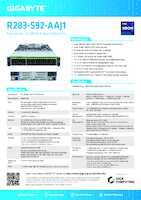 Datenblatt zu Gigabyte 6NR283S92DR000ABJ1, EAN: 4719331864965
