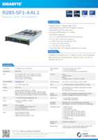 Datenblatt zu Gigabyte 6NR283SF1DR000AAL1, EAN: 4719331852276