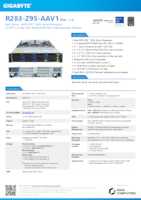 Datasheet for Gigabyte 6NR283Z95DR000AAV1, EAN: 4719331861629