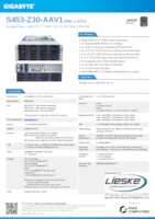 Datasheet for Gigabyte 6NS453Z30MR000AAV1, EAN: 4719331855130