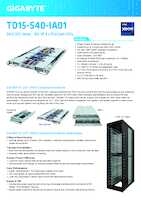Datenblatt zu Gigabyte 6NTO15S40DR000IA01, EAN: 4719331856694