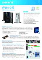 Datasheet for Gigabyte 6NW281G40MR-00, EAN: 4719331281366