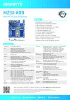 Datenblatt zu Gigabyte 9MZ32AR1MR-00, EAN: 4719331811686
