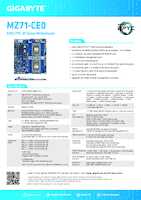 Datenblatt zu Gigabyte 9MZ71CE0MR-00, EAN: 4719331810856