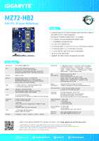 Datenblatt zu Gigabyte 9MZ72HB2MR-00, EAN: 4719331830489