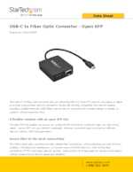 Datasheet for Startech.com US1GC30SFP, EAN: 0065030875042
