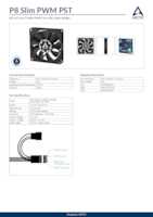 Datasheet for Arctic ACFAN00295A, EAN: 4895213704199