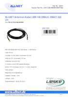 Datasheet for Allnet ANT-CAB-SMAM-SMAF-500, EAN: 4038816008152