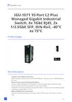 Datasheet for LevelOne IGU-1071, EAN: 4015867238585