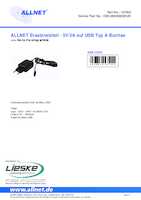 Datasheet for Allnet XSD-0503000SEUD, EAN: 4038816167200
