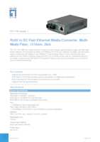 Datasheet for LevelOne FVT-1101, EAN: 4015867208038