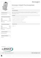 Datenblatt zu Kensington 62405, EAN: 0636638006130