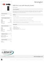 Datasheet for Kensington K67915WW, EAN: 0085896679158