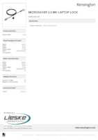 Datasheet for Kensington K65042EUM, EAN: 5028252598033