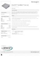 Datasheet for Kensington K50416EU, EAN: 5028252596701