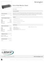 Datasheet for Kensington K55726EU, EAN: 5028252593687