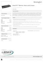Datasheet for Kensington K55725EU, EAN: 5028252593663