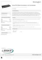 Datenblatt zu Kensington K55725EU, EAN: 5028252593663