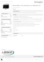 Datenblatt zu Kensington 626475