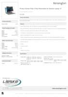 Datasheet for Kensington 627484, EAN: 4049793067438