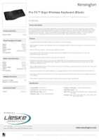 Datenblatt zu Kensington K75401UK, EAN: 5028252602648