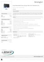 Datasheet for Kensington 626489, EAN: 4049793057880