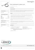 Datenblatt zu Kensington K60602WW, EAN: 50085896606029