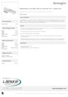 Datasheet for Kensington K62315WW, EAN: 0085896623151