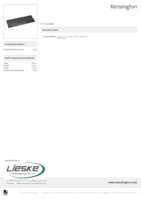 Datasheet for Kensington K72344BE, EAN: 5028252624381