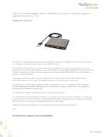 Datasheet for Startech.com USB32HD4, EAN: 0065030888721