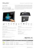 Datasheet for Shuttle P9200XA, EAN: 4046047103713