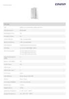 Datasheet for QNAP TS-133, EAN: 4711103080603