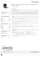 Datasheet for Kensington K58370WW, EAN: 0085896583707